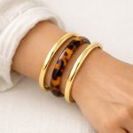 c-Elegant bangles on a wrist